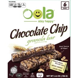 Oola Chocolate Chip Granola Bars 6pk