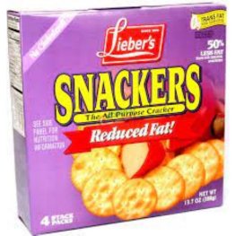 Lieber's Reduced Fat Snackers 12.5oz