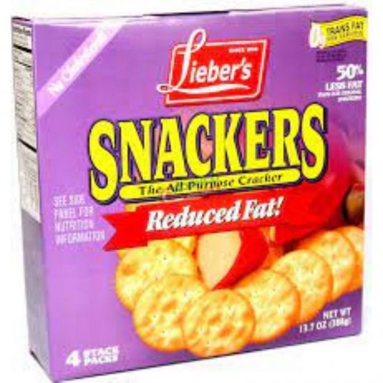 Lieber\'s Reduced Fat Snackers 12.5oz