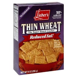 Lieber's Reduced Fat Wheat Crackers 9.1oz