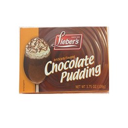 Lieber's Chocolate Pudding 3.75oz