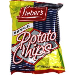 Lieber's Ripple Potato Chips 0.75oz