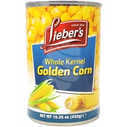 Lieber's Whole Kernel Golden Corn 15.25oz