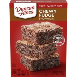 Duncan Hines Chewy Fudge Brownie Mix 18.3oz