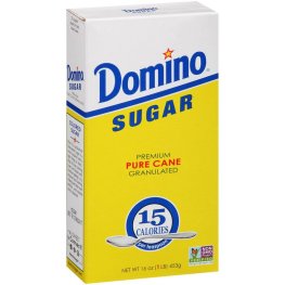 Domino Granulated Sugar Box 16oz