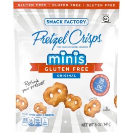 Snack Factory Mini Pretzel Crisps Gluten Free Original 5oz