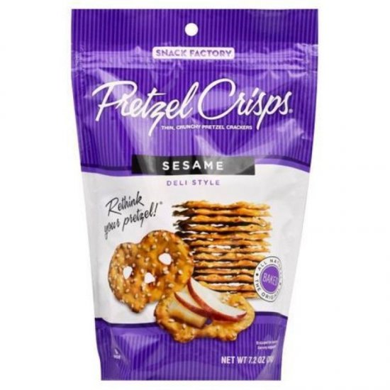 Snack Factory Sesame Pretzel Crisps 7.2oz