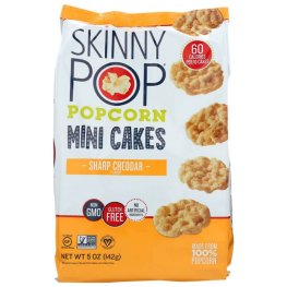 Skinny Pop Mini Cakes Sharp Cheddar 5oz