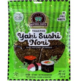 Natural Earth Sushi Nori Sheets 10pk