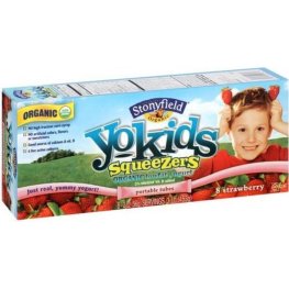 Yokids Squeezers Strawberry 16oz
