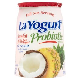 La Yogurt Pina Colada Low Fat Yogurt 6oz