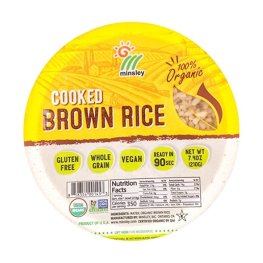 Minsley Organic Cooked Brown Rice 7.4oz