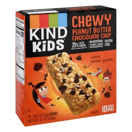 Kind Kids Chewy Peanut Butter Chocolate Chip Bars 10pk