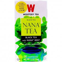 Wissotzky Nana Mint Black Tea 20Pk