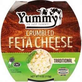 Yummy Traditional Crumbled Feta Cheese 4oz