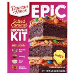 Duncan Hines Epic Salted Caramel Brownie Kit 32.16oz