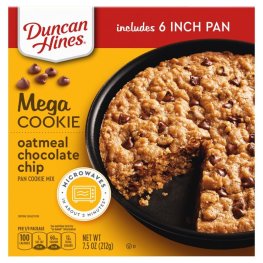Duncan Hines Oatmeal Chocolate Chip Mega Cookie 7.5oz