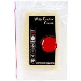Natural & Kosher Sliced White Cheddar 6oz