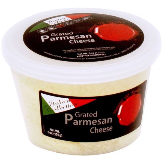 Natural & Kosher Grated Parmesan Cheese 6oz