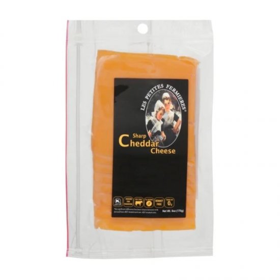 Les Petites Fermieres Sliced Sharp Cheddar 6oz