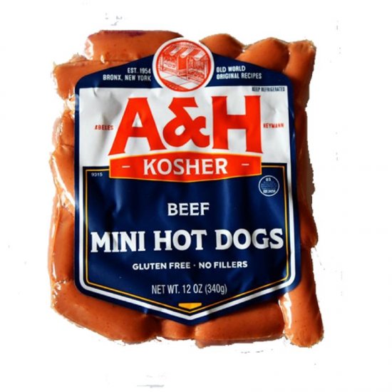 A&H Beef Mini Hot Dogs 12oz