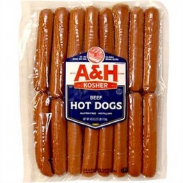 A&H Beef Hot Dogs Family Pack 40oz