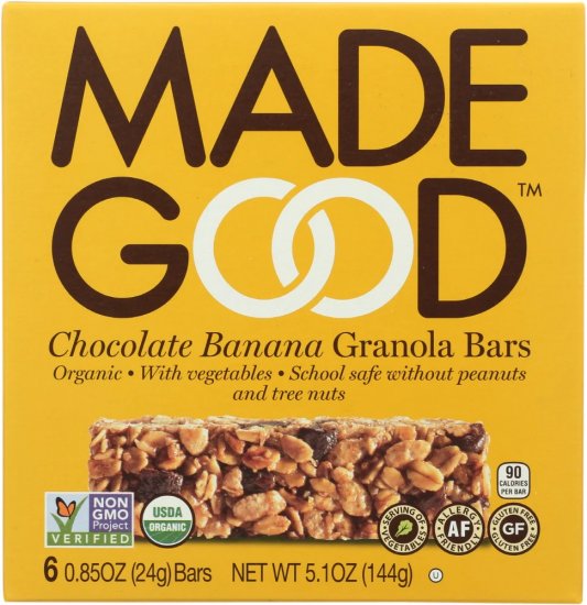 Made Good Chocolate Banana Granola Bars 5.1oz