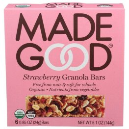 Made Good Strawberry Granola Bars 6Pk
