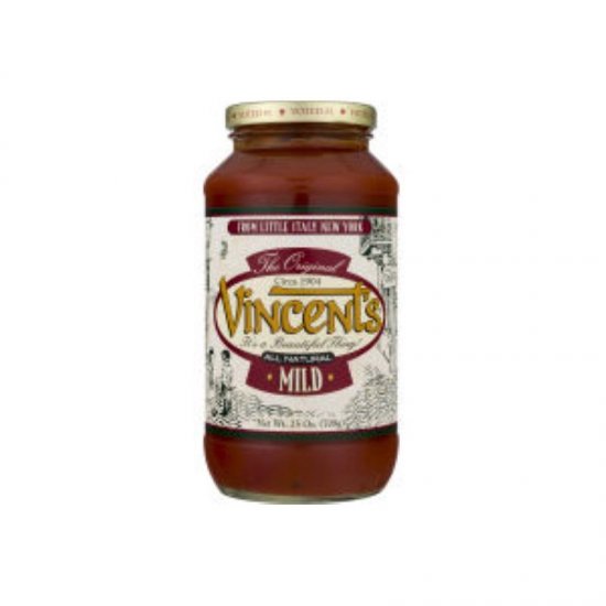 Vincent\'s Pasta Sauce Mild 25oz