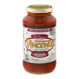 Vincent's Pasta Sauce Medium 25oz