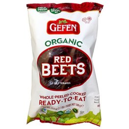 Beets, Gefen Organic Red Cooked Peeled Whole 17.6oz