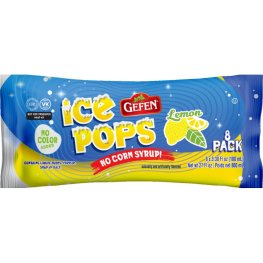 Gefen Ice Pops Lemon Yellow 8pk