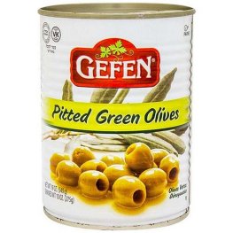 Gefen Pitted Green Olives 19oz