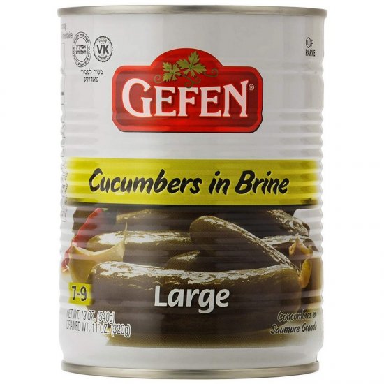 Gefen Cucumbers in Brine Large 19oz