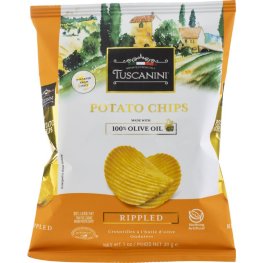 Tuscanini Rippled Potato Chips 1oz