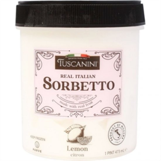 Tuscanini Parve Sorbetto Lemon 16oz