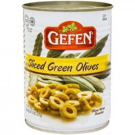 Gefen Sliced Green Olives 19oz