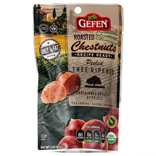 Gefen Whole Roasted & Peeled Chestnuts 3oz