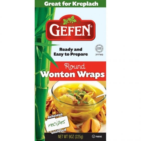 Gefen Round Wonton Wraps 9oz