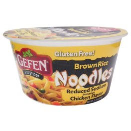 Gefen Instant Imitiation Chicken Brown Rice Noodle Soup Low Sodi