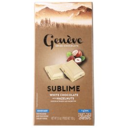 Geneve White Chocolate with Hazlenut 3.5oz