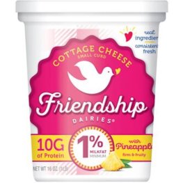 Friendship Low Fat Pineapple Cottage Cheese 16oz