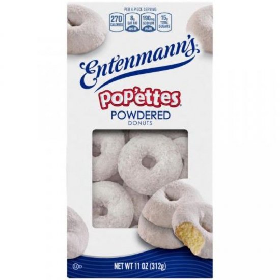 Entenmann\'s Pop\'ettes Powdered 11oz