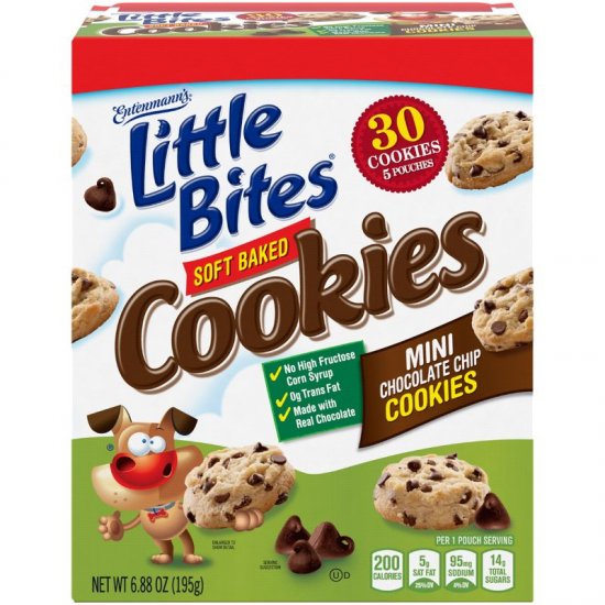 Entenmann\'s Little Bites Mini Chocolate Chip Cookies 6.88oz