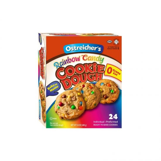 Ostreicher\'s Rainbow Candy Cookie Dough 24Pk