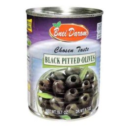 Bnei Darom Black Pitted Olives 19.7oz