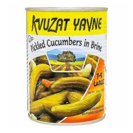 Kvuzat Yavne Pickled Cucumbers in Brine Large 19oz