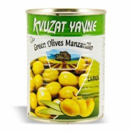 Kvuzat Yavne Green Olives Manzanillo Large 19oz