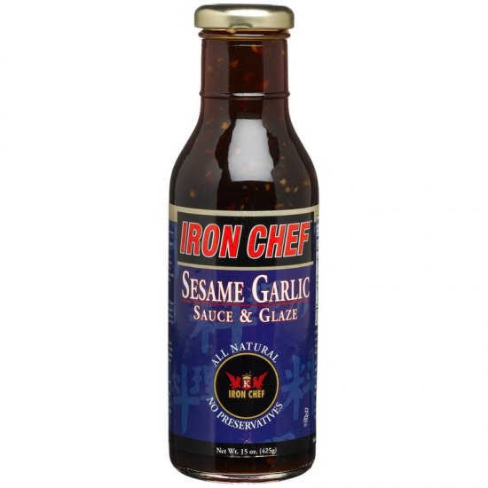 Iron Chef Sesame Garlic Sauce and Glaze 15oz