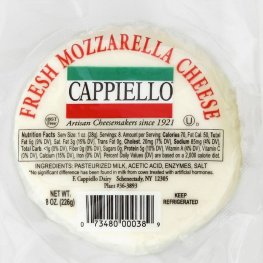 Cappiello Mozzarella Cheese 8oz
